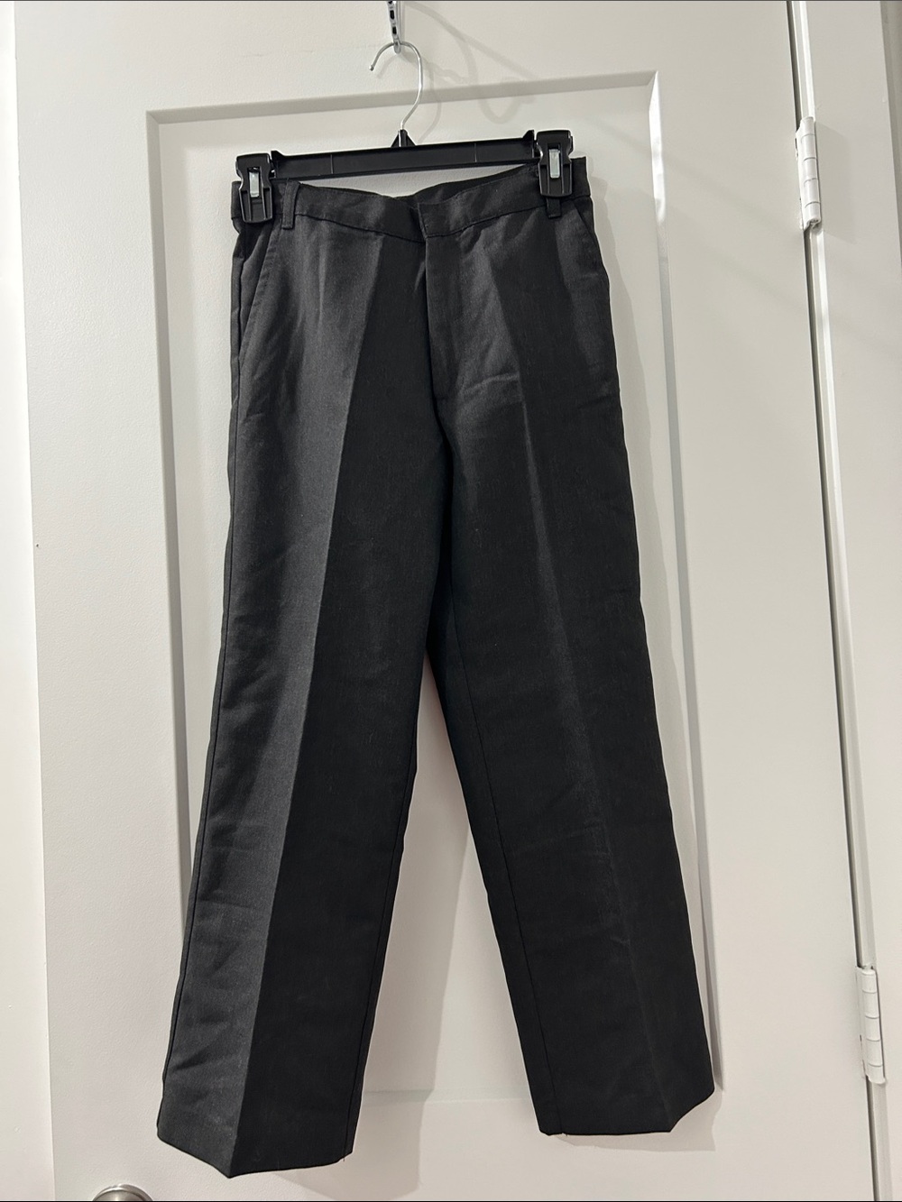 Boys, Black Dress Pants – Tailored Straight Leg.